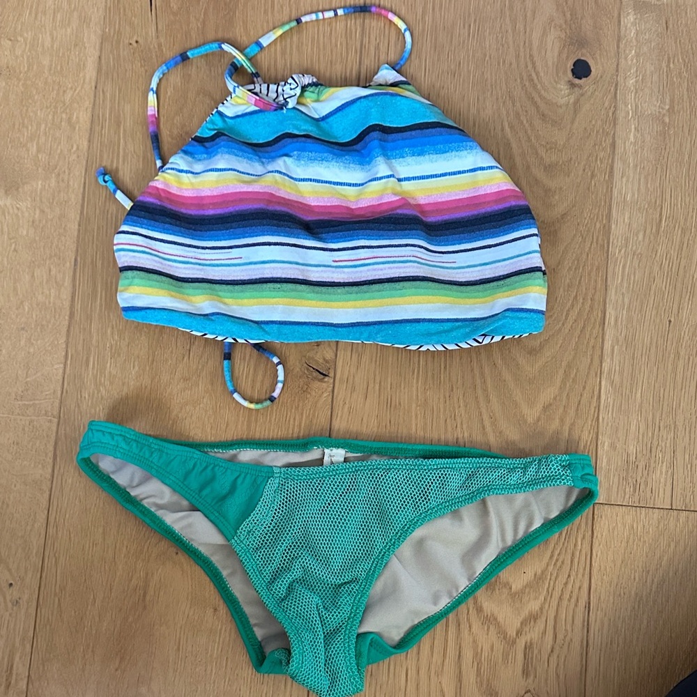 Tyler Rose green Bikini Bottoms